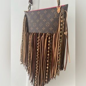 Vintage Boho Bags - Authentic Louis Vuitton Fringe Purse